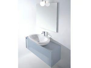 METROPOLIS 23 - Single wall-mounted vanity unit _ LASA IDEA